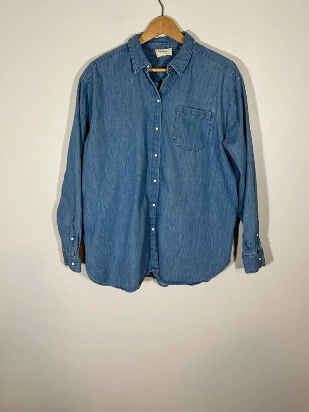 Sezane Chambray Shirt Size 40 - Picture 1 of 11